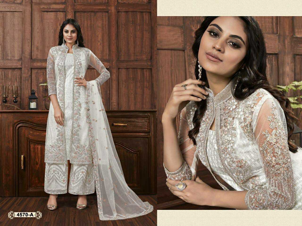 Ynf Butterfly Net RIN131 4570 Kurti Wholesale Kurti Bottom With Dupatta Manufacturer