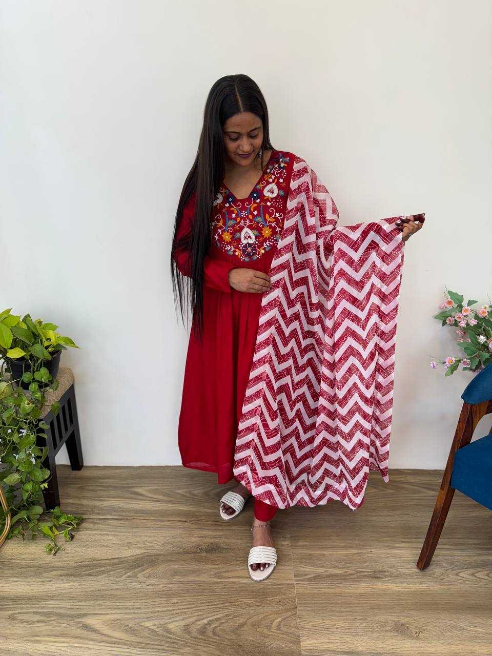 Ynf Chanderi Cotton KESH513 469 Kurti Wholesale Ethnic Kurtis Designer Kurtis Embroidered Kurtis Manufacturer