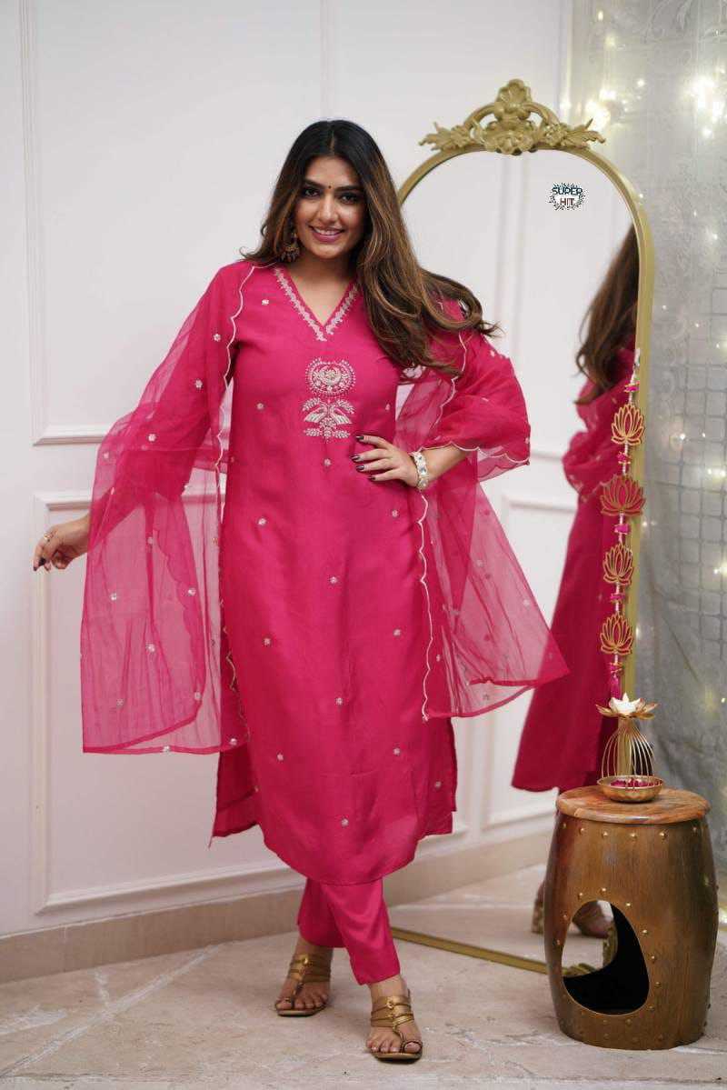 Ynf Chanderi Silk KESH536 3002 Suits & Dresses Wholesale Ladies Suits Embroidery Suits Chanderi Suit Manufacturer