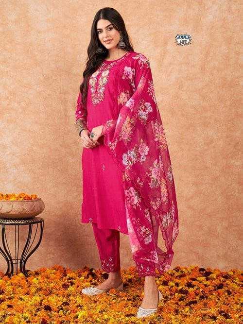 Ynf Chanderi Silk KESH536 8003 Suits & Dresses Wholesale Embroidery Suits Party wear suits Chanderi Suit Manufacturer