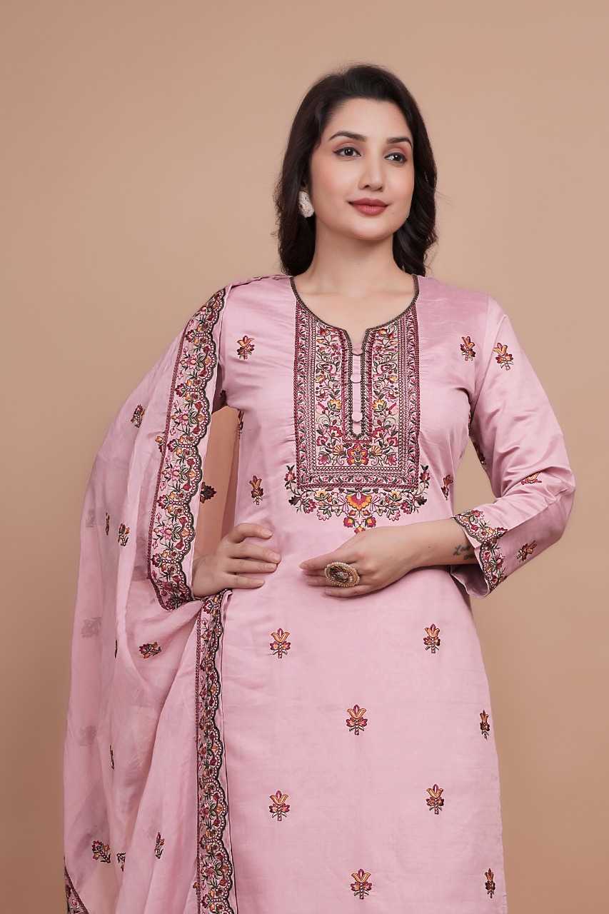 Ynf Chanderi Silk RIN197 4881 Suits & Dresses Wholesale Embroidery Suits Party wear suits Designer Suits Manufacturer