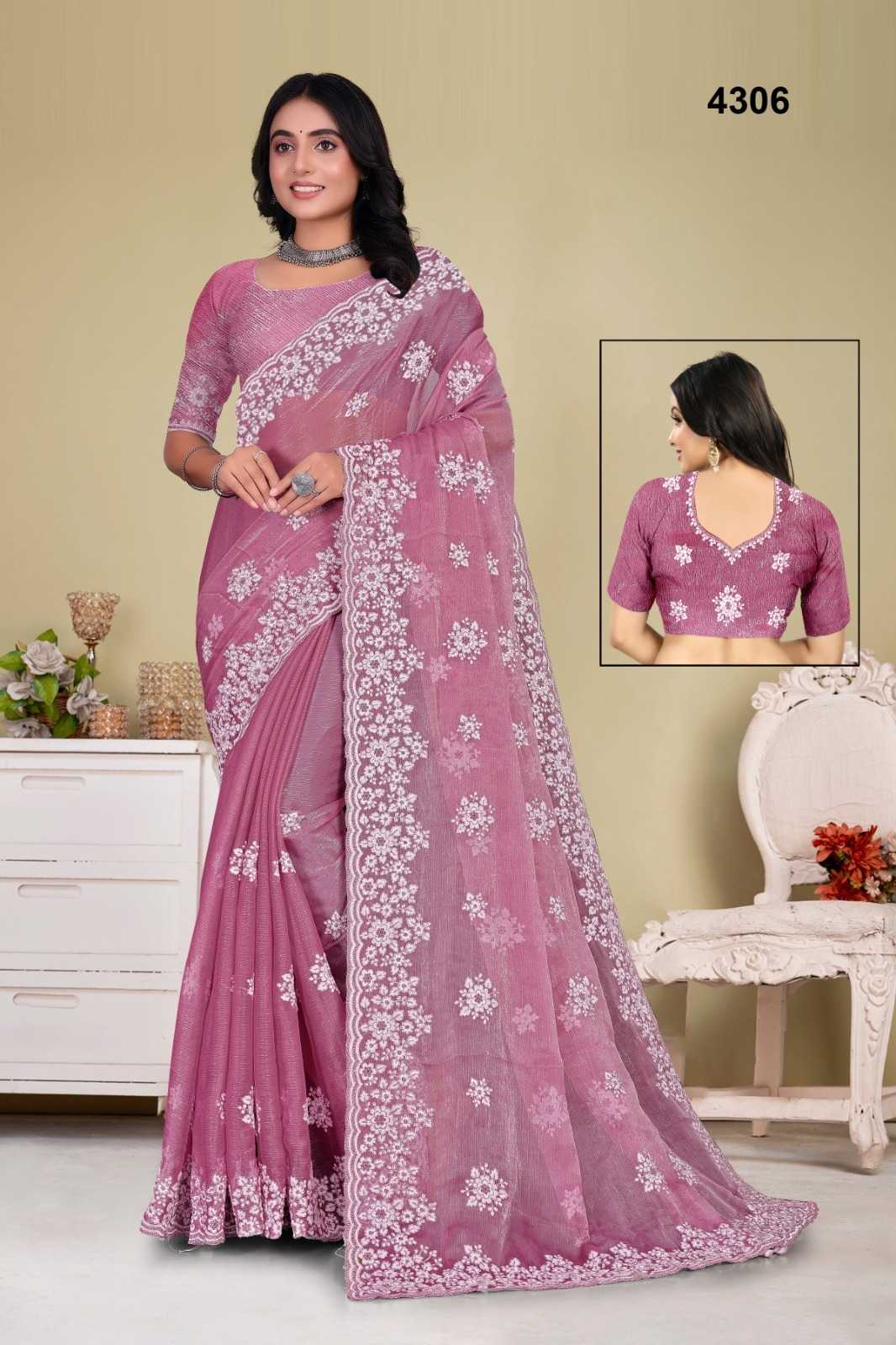 Ynf Chiffon KESH114 4306 Sarees Wholesale Designer Sarees Fancy Sarees Chiffon Sarees Manufacturer