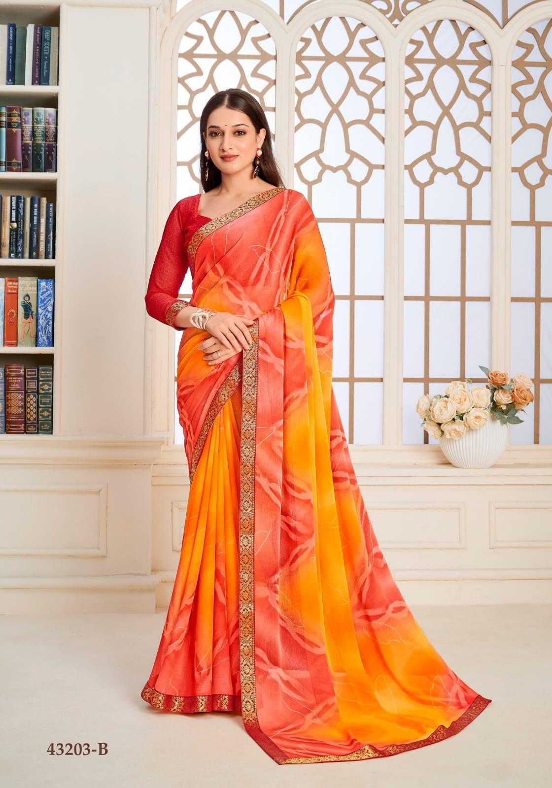 Ynf Chiffon KESH522 129 Sarees Wholesale Printed Sarees Chiffon Sarees Manufacturer