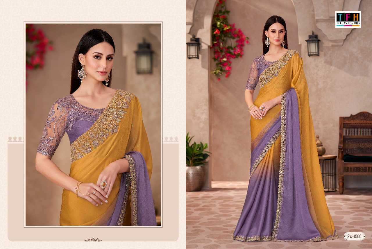 Ynf Chiffon RIN197 1506 1950 Sarees Wholesale Designer Sarees Party Wear Sarees Bridal Sarees Manufacturer