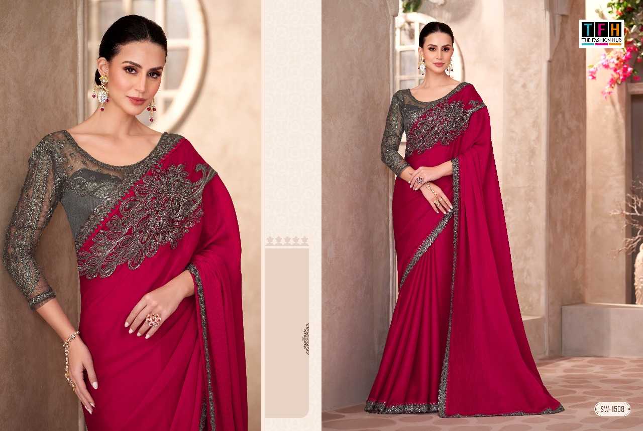 Ynf Chiffon RIN197 3128 1508 Sarees Wholesale Designer Sarees Party Wear Sarees Bridal Sarees Manufacturer