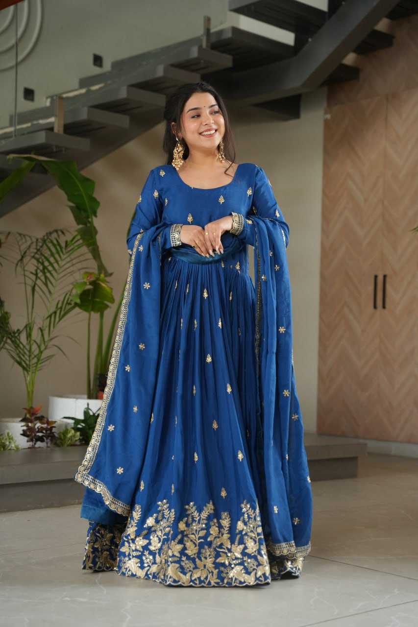 Ynf Chinon KESH489 1166 Gowns Wholesale Embroidery Gowns Manufacturer