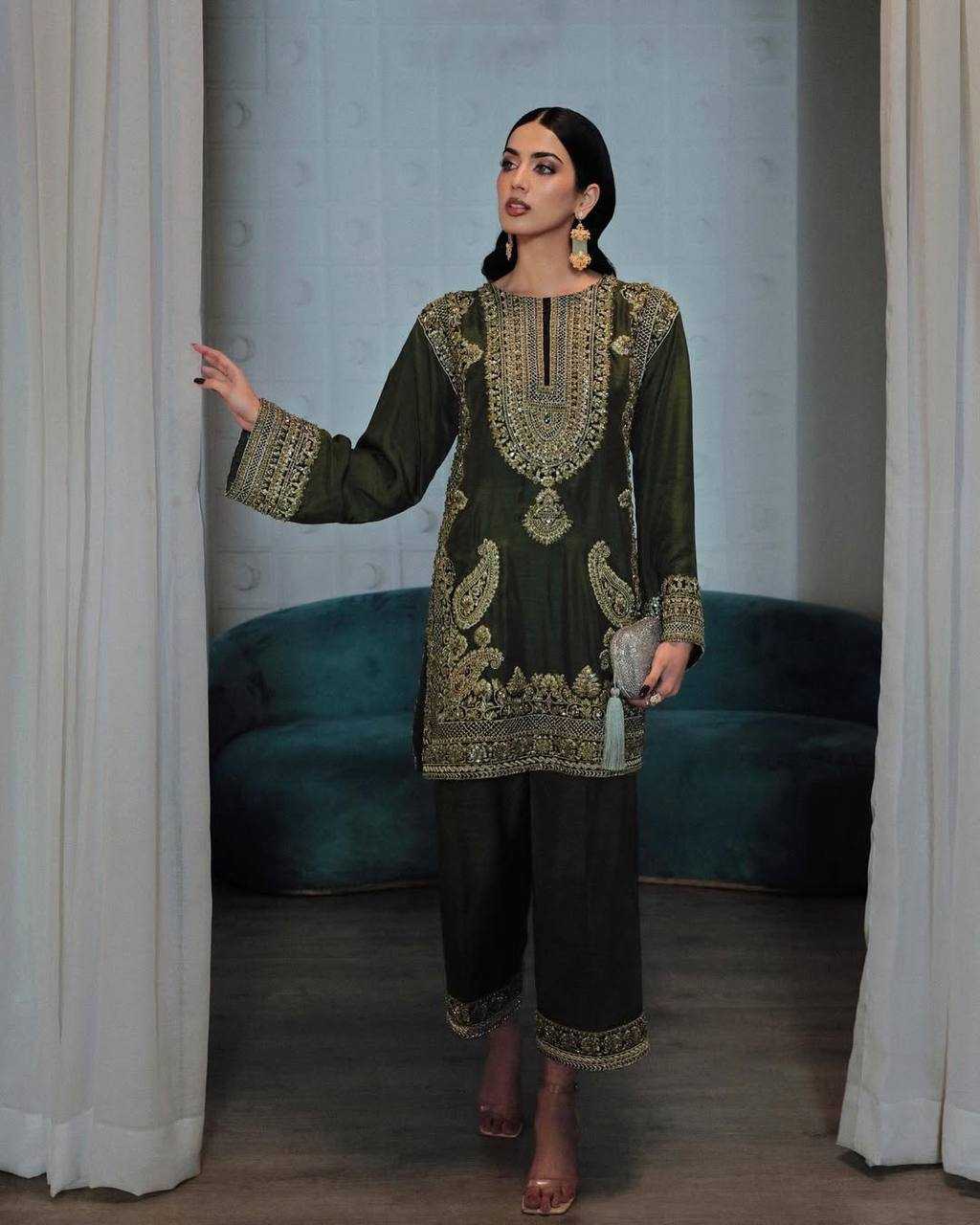Ynf Chinon KESH512 197 Suits & Dresses Wholesale Ladies Suits Embroidery Suits Designer Suits Manufacturer