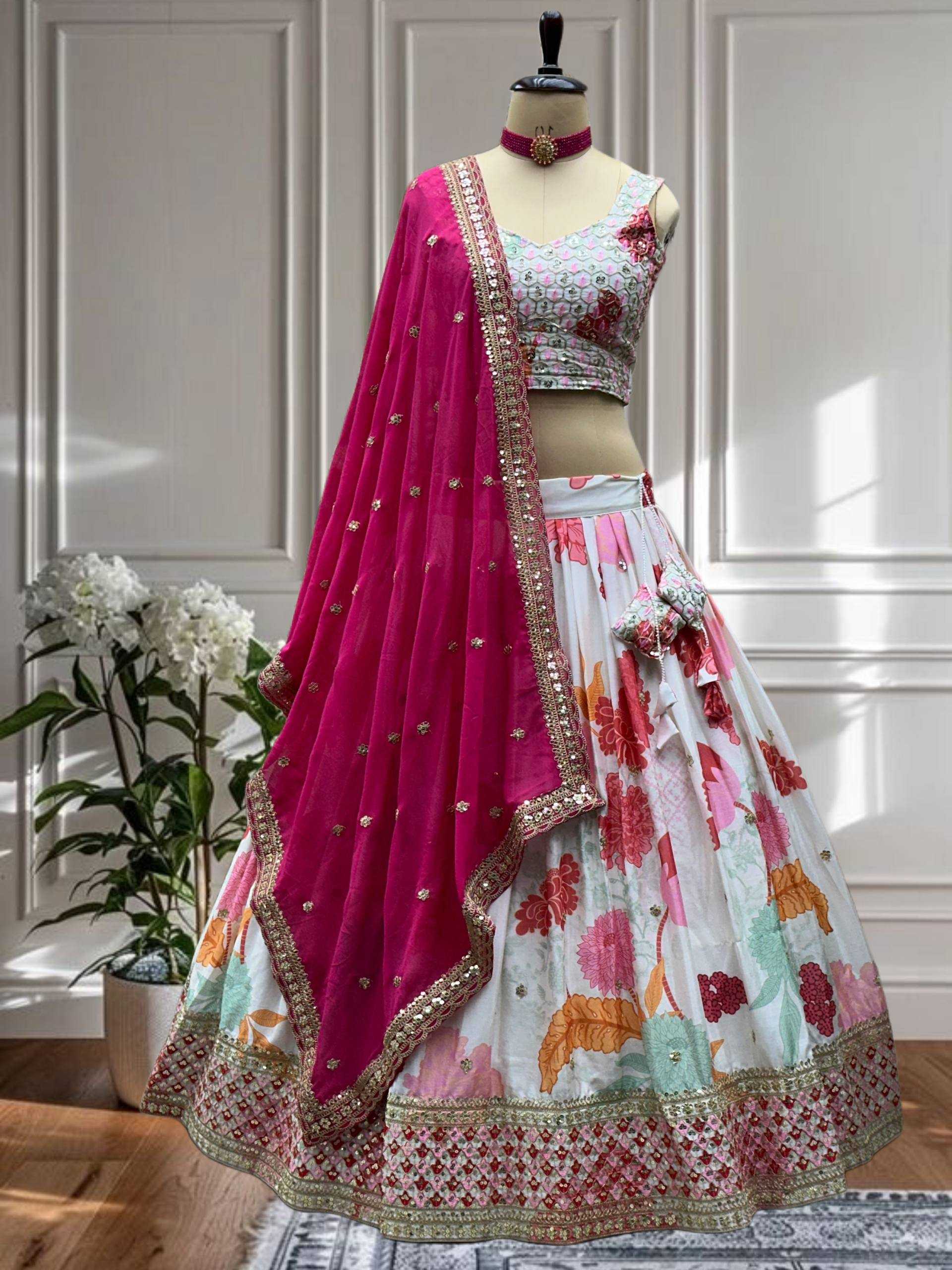 Ynf Chinon KESH533 5081 Lehengas Wholesale Designer Lehenga Embroidered Lehenga Manufacturer