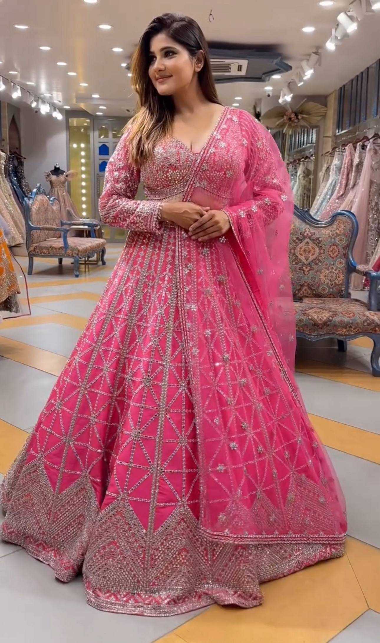 Ynf Chinon KESH533 5124 Lehengas Wedding Collections Festive Collections Wholesale Embroidered Lehenga Designer Lehenga Choli Wedding Outfits Manufacturer