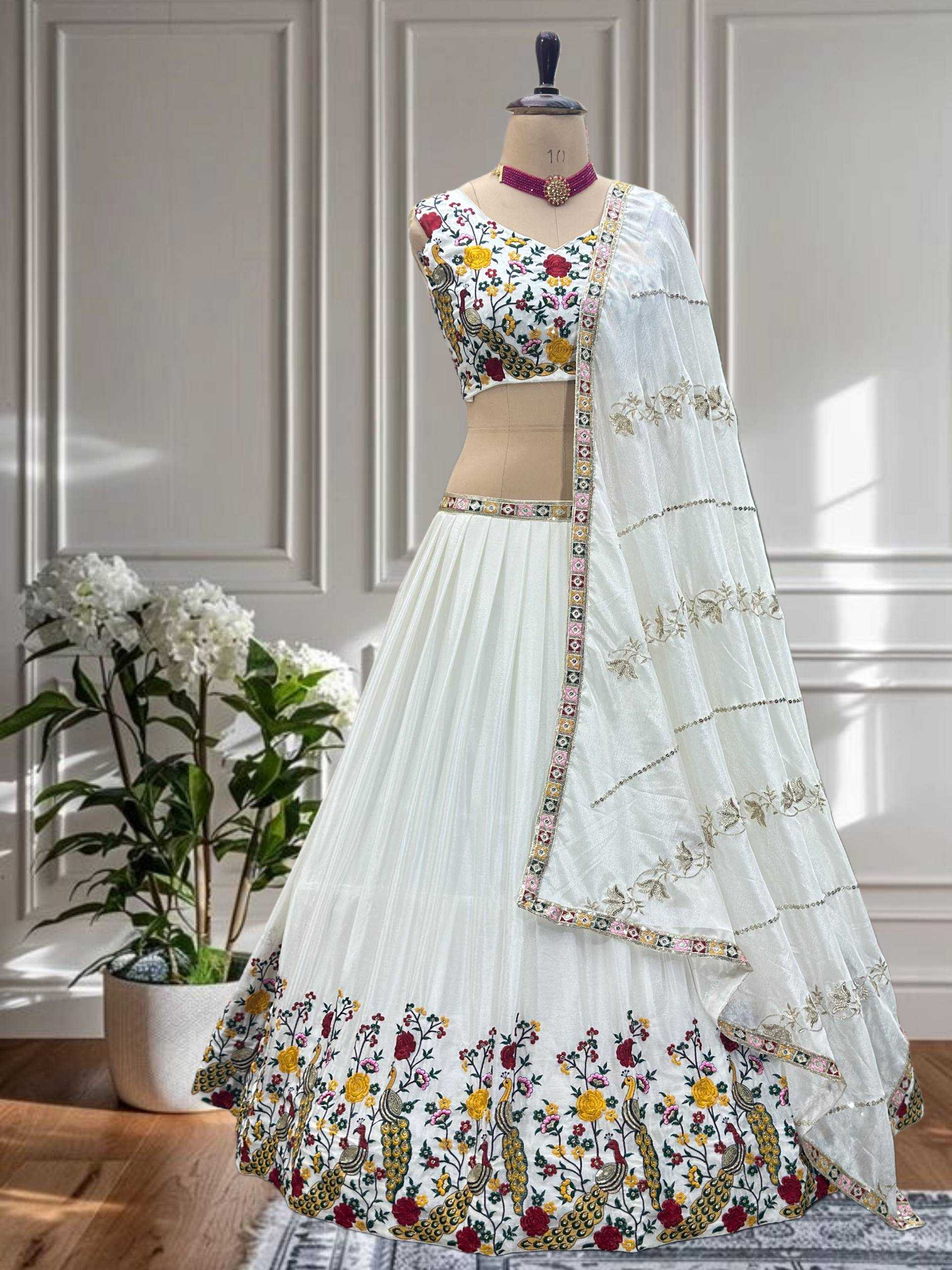 Ynf Chinon KESH533 5127 Lehengas Wedding Collections Festive Collections Wholesale Embroidered Lehenga Designer Lehenga Choli Wedding Outfits Manufacturer