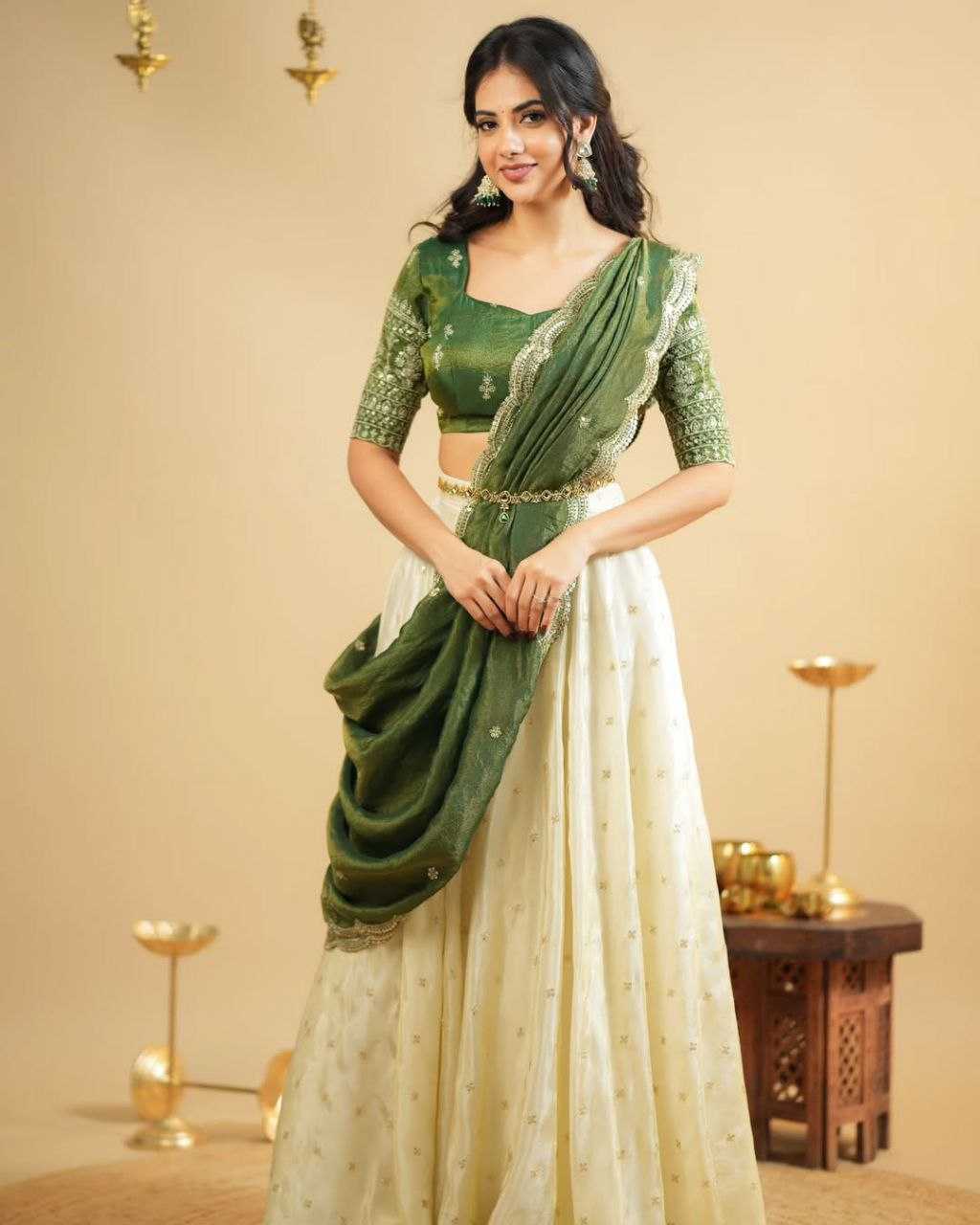 Ynf Chinon KESH554 Mausam Lehengas Wholesale Silk Lehenga Embroidered Lehenga Manufacturer