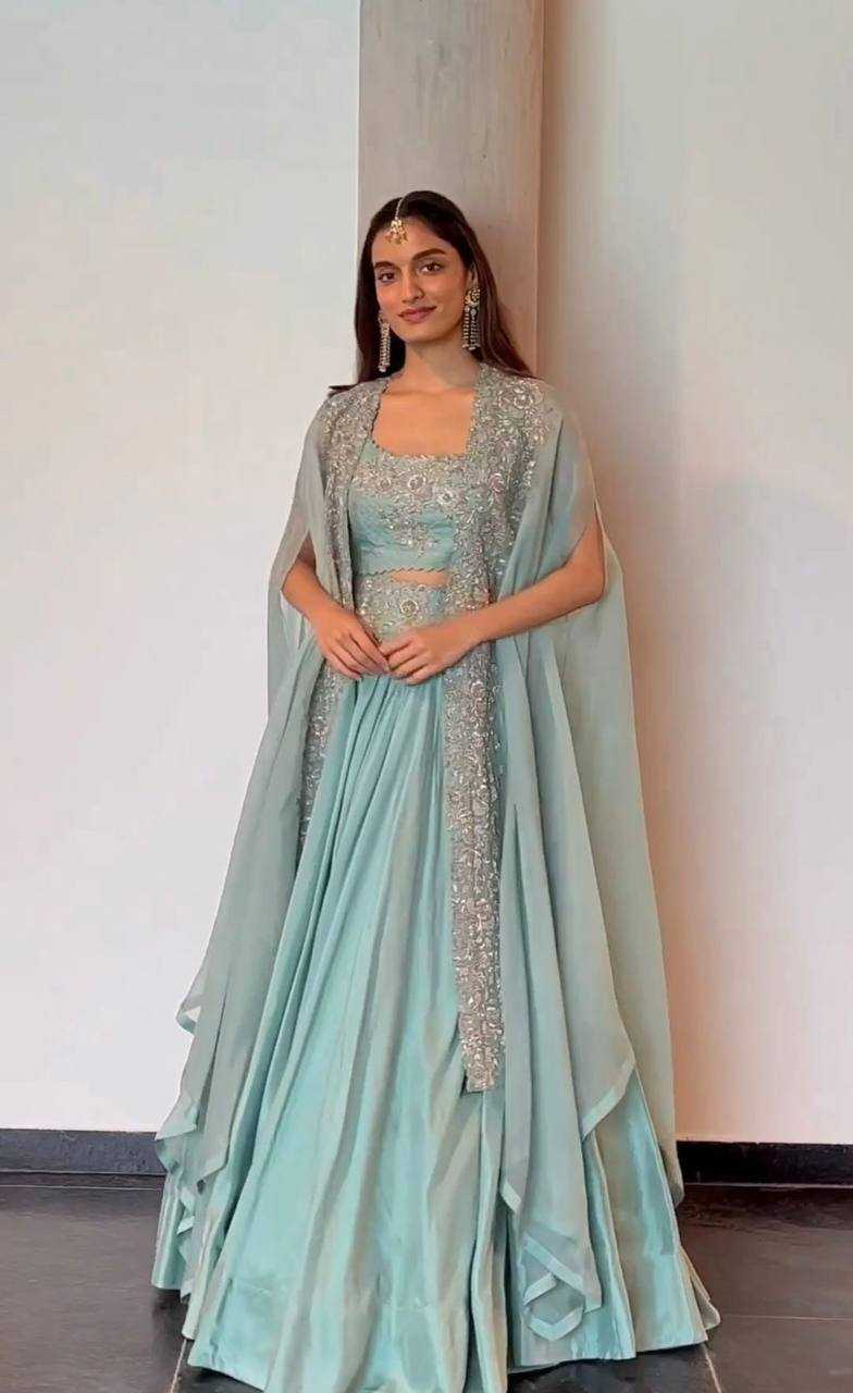 Ynf Chinon RIN162 224 Lehengas Wedding Collections Festive Collections Wholesale Designer Lehenga Choli Sequins Lehenga Wedding Outfits Manufacturer