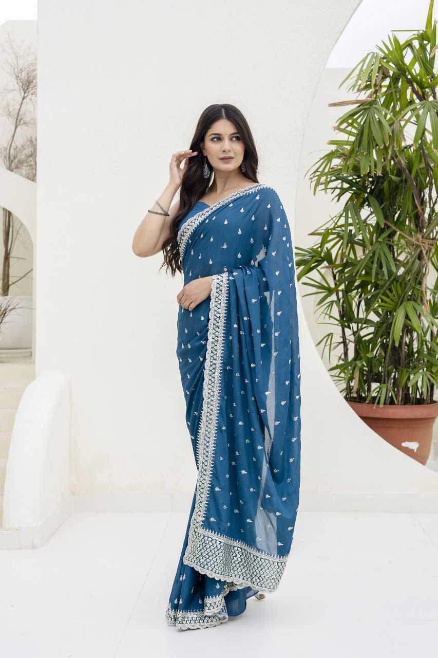 Ynf Chinon RIN197 3122 4060 Sarees Wholesale Designer Sarees Party Wear Sarees Fancy Sarees Manufacturer