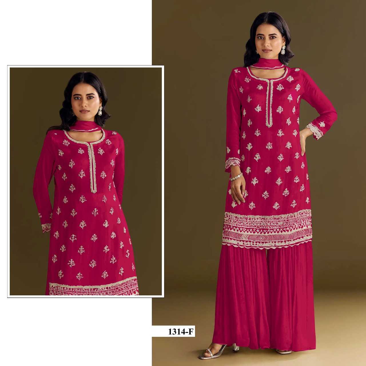 Ynf Chinon RIN197 4970 Suits & Dresses Wholesale Party wear suits Bridal Suits Designer Suits Manufacturer