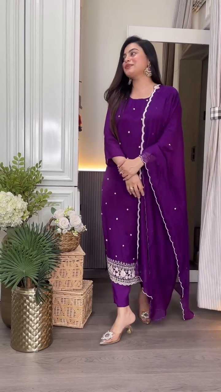 Ynf Chinon RIN212 7061 Suits & Dresses Wedding Collections Festive Collections Wholesale Embroidery Suits Party wear suits Wedding Outfits Manufacturer