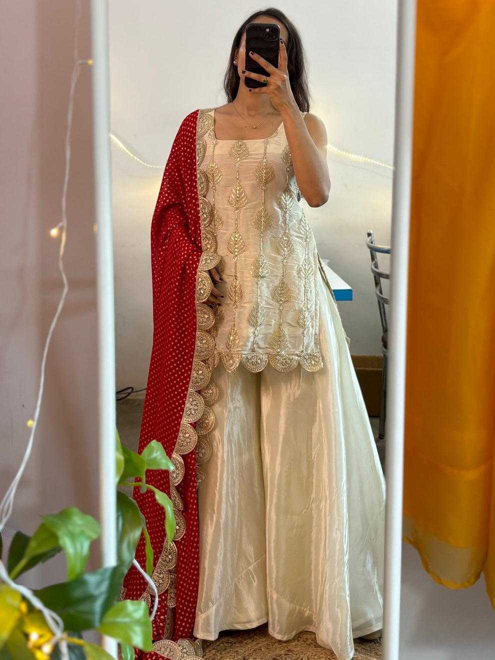 Ynf Chinon RIN222 ASRAR Suits & Dresses Wholesale Embroidery Suits Palazzo Suit Wedding Suits Manufacturer