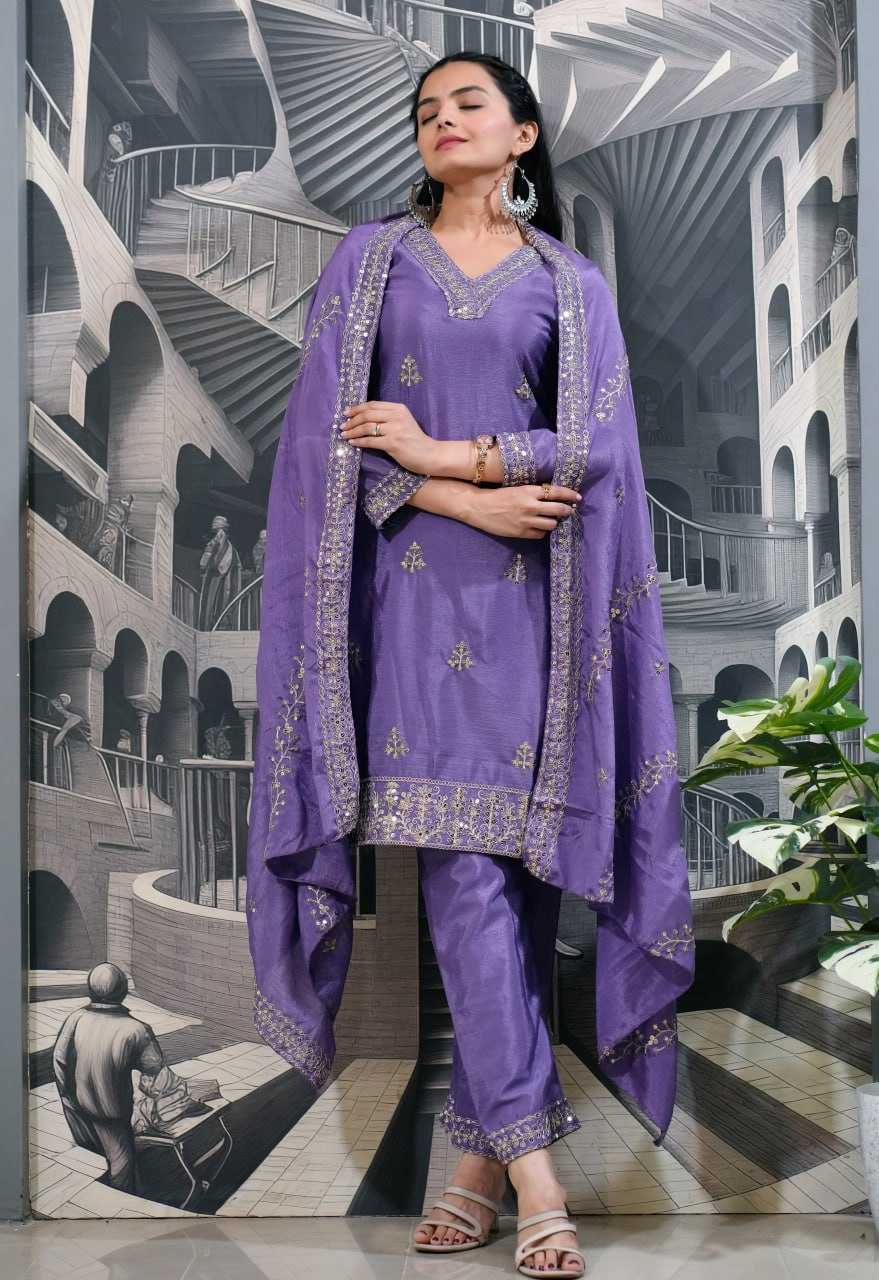 Ynf Chinon RIN232 35 Suits & Dresses Wholesale Embroidery Suits Ladies Salwar Suits Ladies Silk Suit Manufacturer