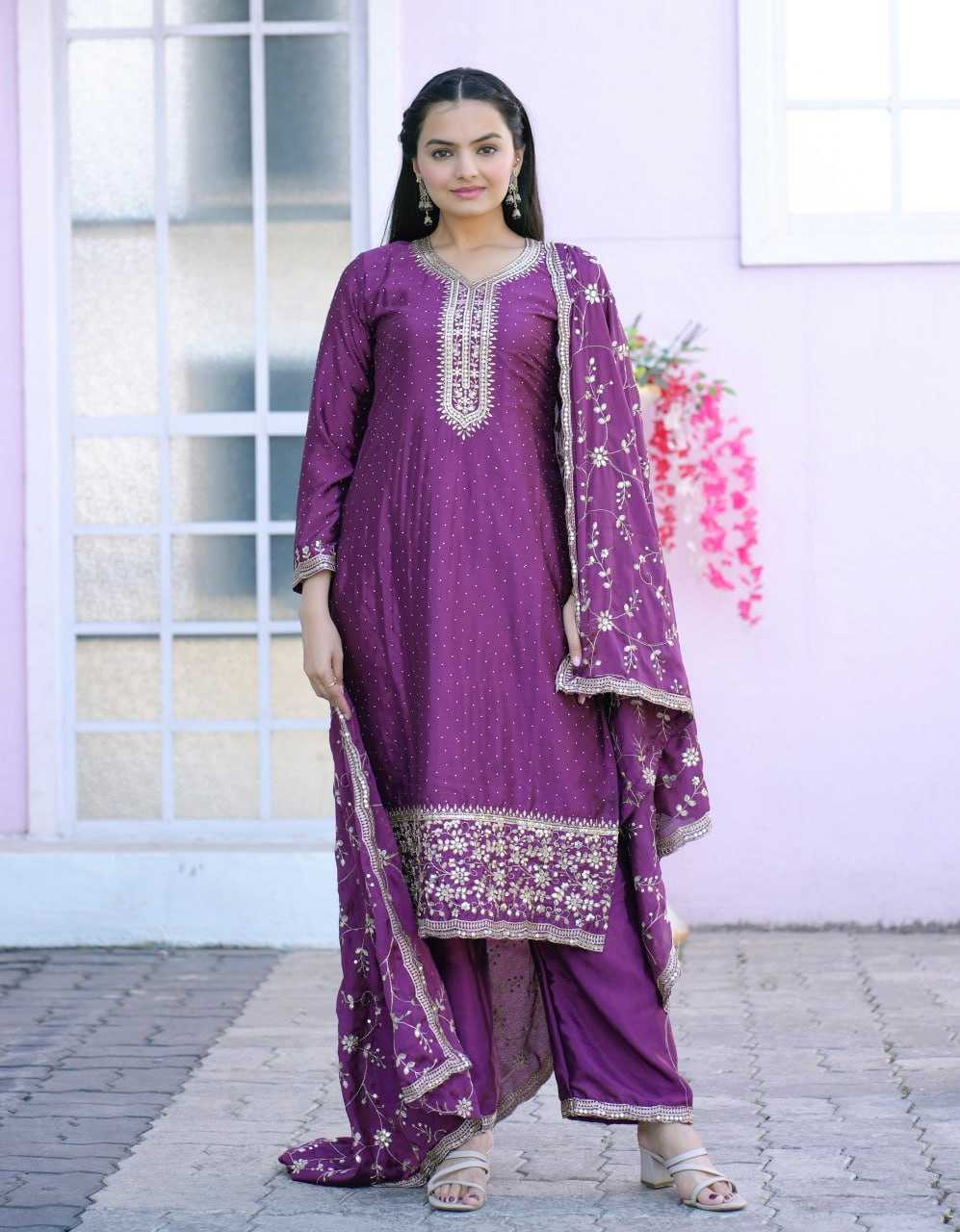 Ynf Chinon RIN232 62 Suits & Dresses Wedding Collections Festive Collections Wholesale Designer Suits Embroidered Suits Wedding Outfits Manufacturer