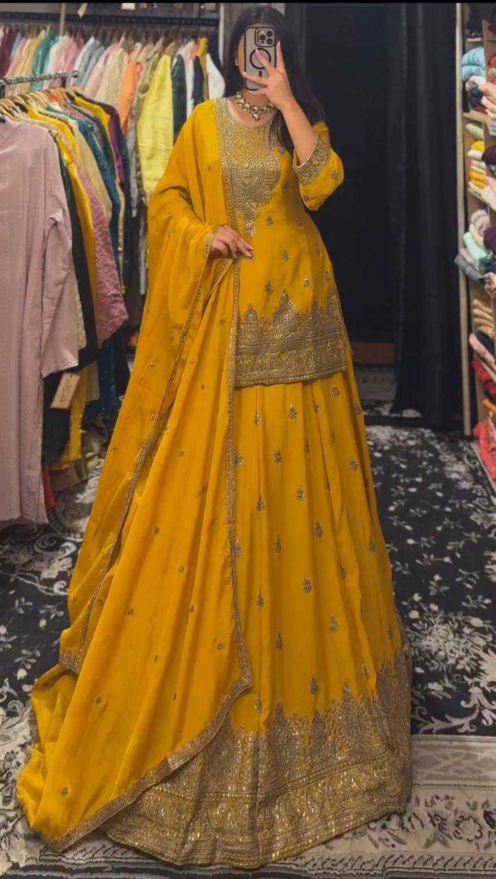 Ynf Chinon Silk KESH158 10005 Lehengas Wholesale Designer Lehenga Fancy Lehenga Silk Lehenga Manufacturer
