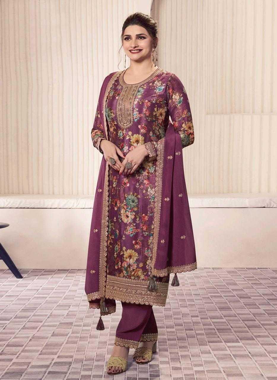 Ynf Chinon Silk KESH159 1353 Suits & Dresses Wholesale Ladies Suits Embroidery Suits Ladies Salwar Suits Manufacturer