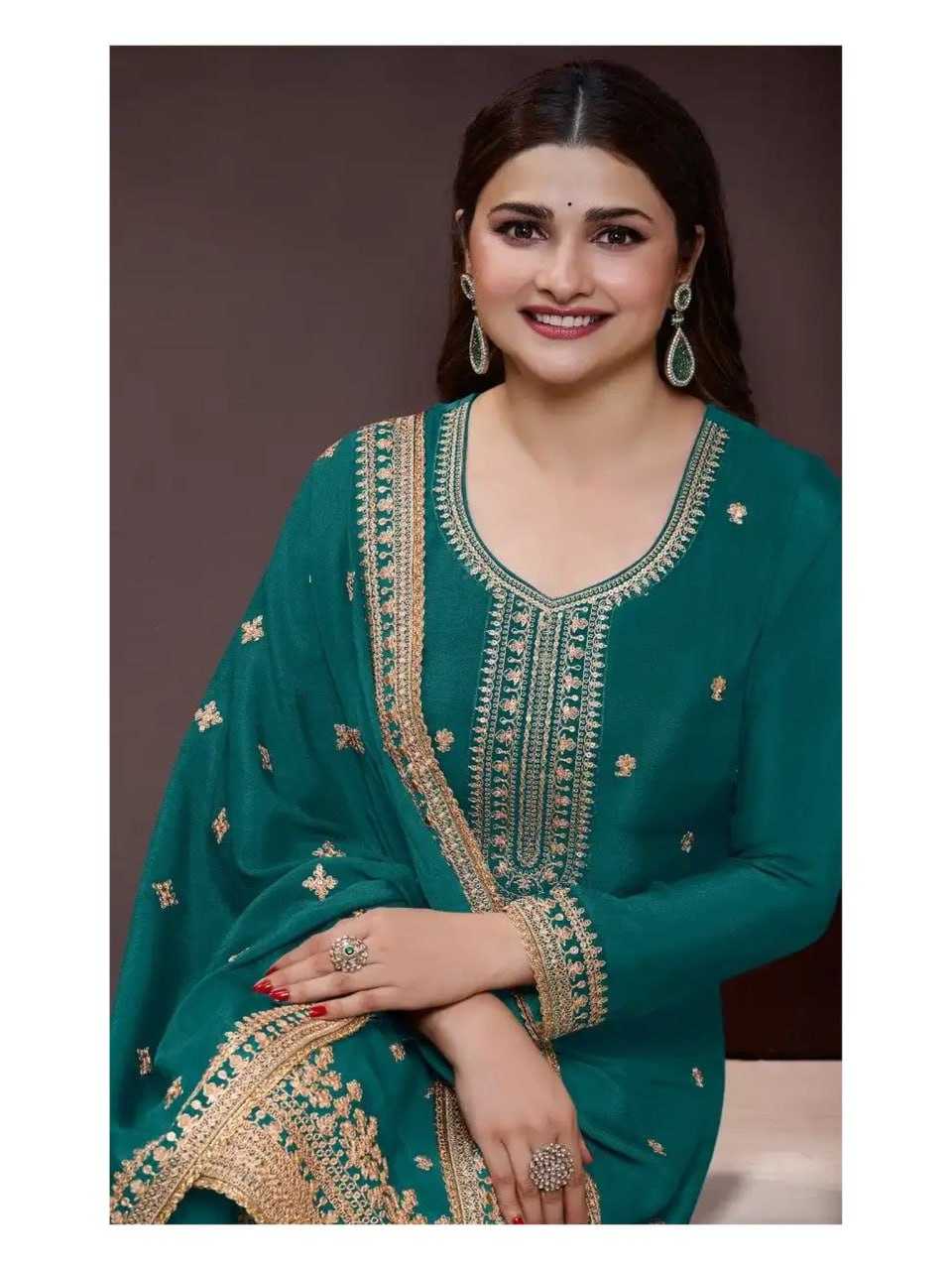 Ynf Chinon Silk KESH504 71151 Suits & Dresses Wholesale Embroidery Suits Palazzo Suit Designer Suits Manufacturer