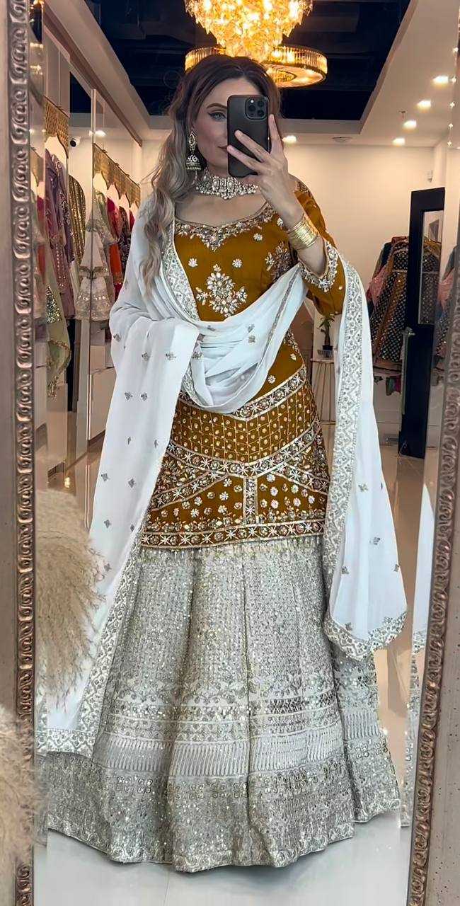 Ynf Chinon Silk KESH528 471 Suits & Dresses Wedding Collections Festive Collections Wholesale Embroidery Suits Ladies Silk Suit Designer Suits Manufacturer