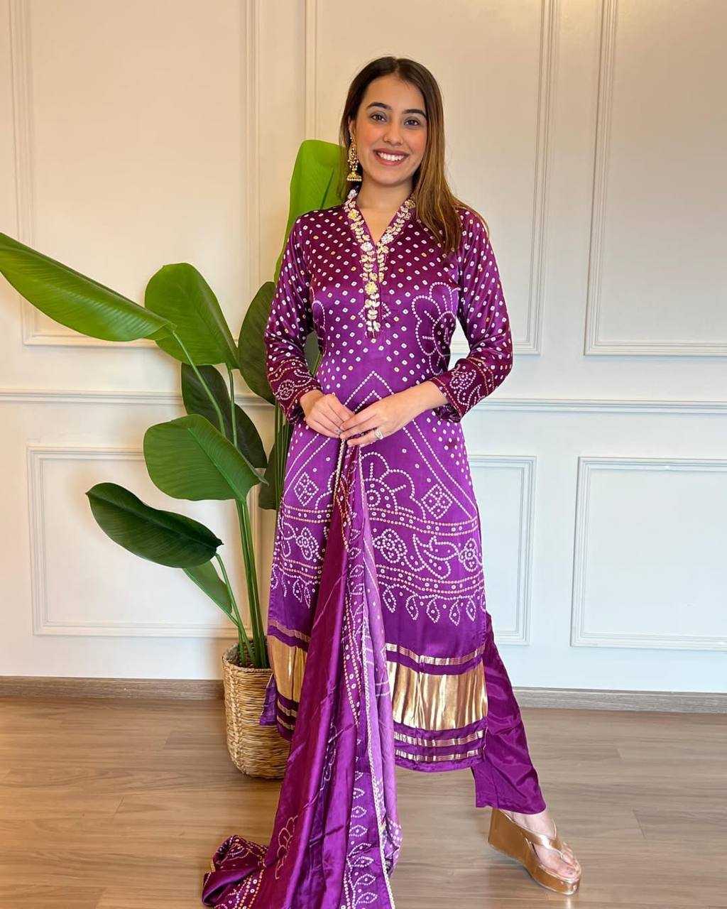 Ynf Chinon Silk KESH531 1025 Suits & Dresses Wholesale Ladies Suits Embroidery Suits Palazzo Suit Manufacturer