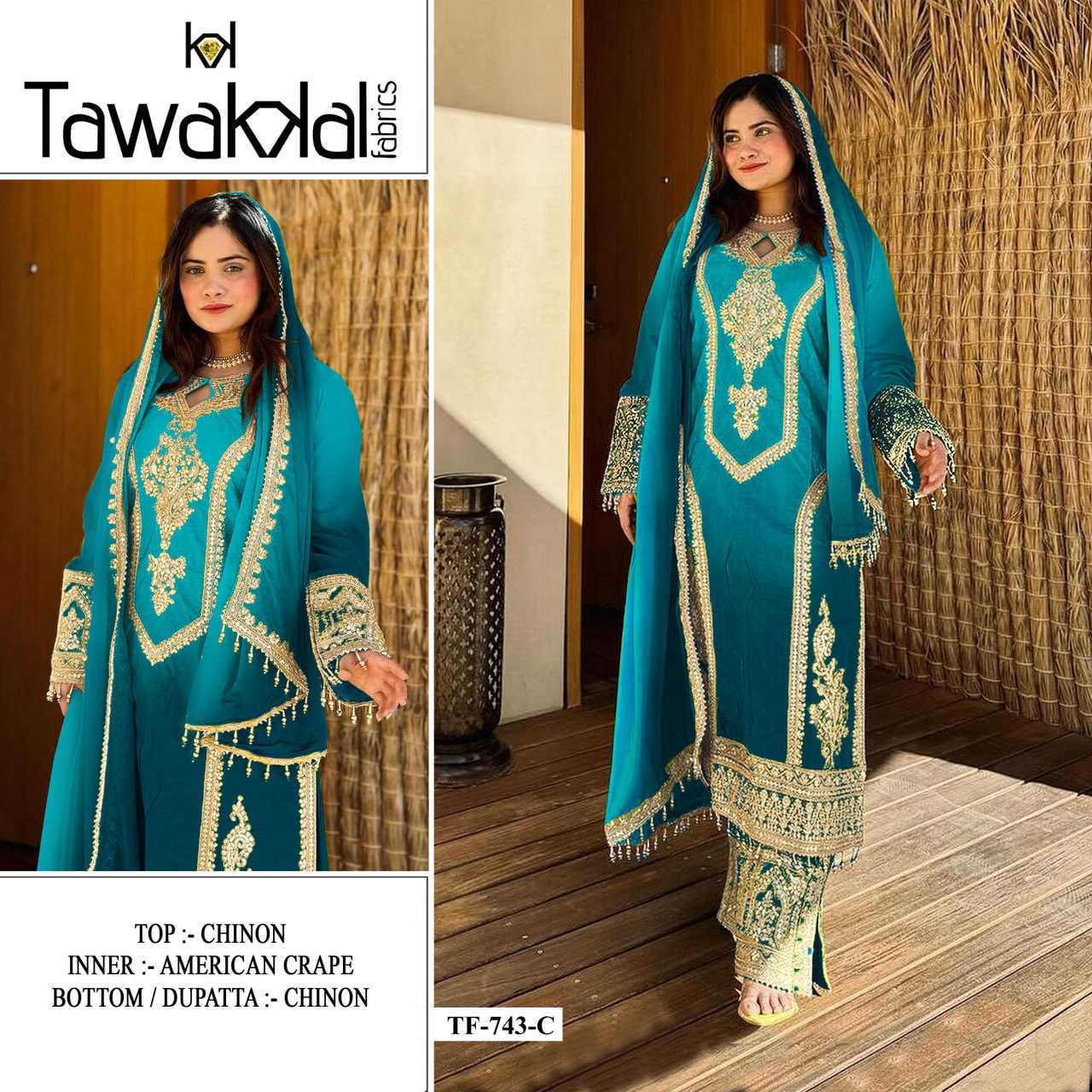Ynf Chinon Silk RIN131 743 Suits & Dresses Wholesale Ladies Suits Kashmiri Suits Embroidery Suits Palazzo Suit Wedding Suits Manufacturer
