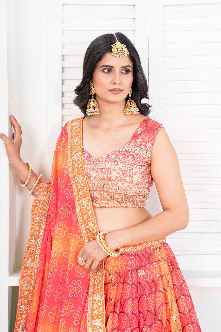 Ynf Chinon Silk RIN197 3054 5106 Lehengas Wholesale Designer Lehenga Bridal Lehenga Lehenga With Dupatta Manufacturer