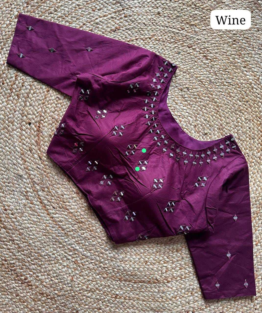 Ynf Cotton KESH426 Real Mirror 1 Readymade Blouses Wholesale Blouse Designer Blouse Cotton Blouse Manufacturer