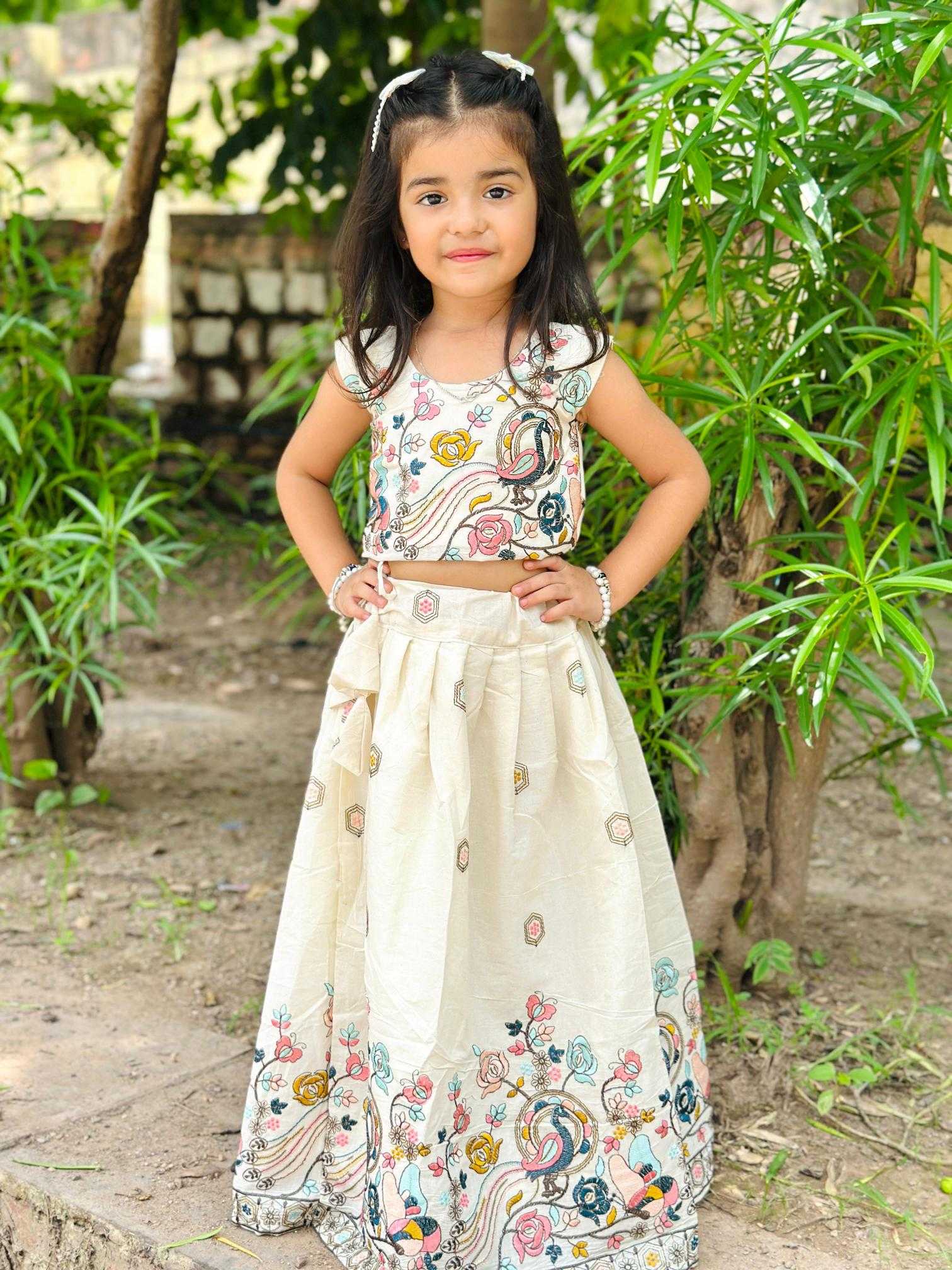 Ynf Cotton KESH493 WALEFARE Kids Wear Festive Collections Wholesale Kids Lehenga Kids Lehenga Choli Onam Collections Manufacturer