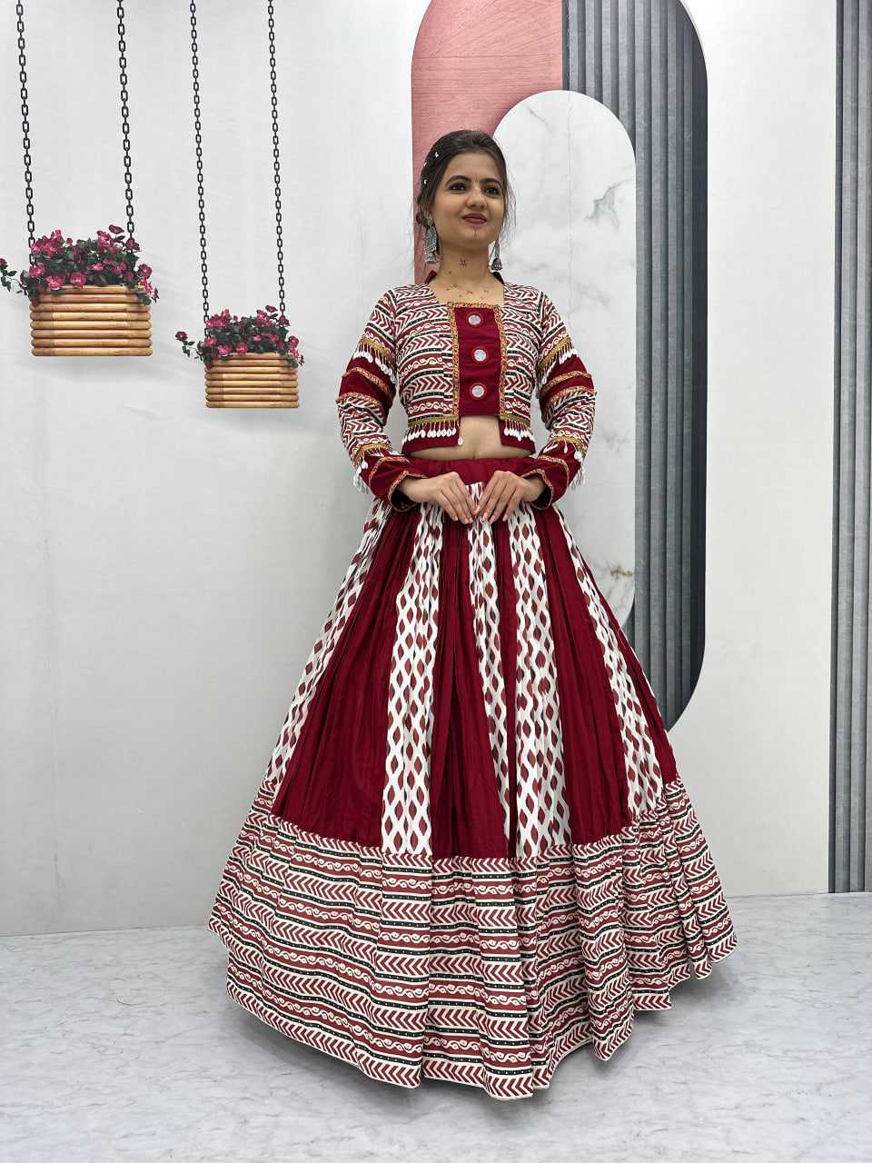 Ynf Cotton KESH496 N41 Festive Collections Wholesale Navratri Chaniya Choli Manufacturer