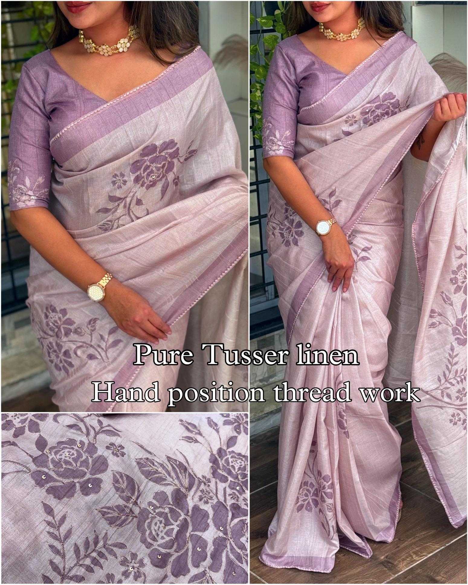 Ynf Cotton KESH500 Sandhya Sarees Wholesale Designer Sarees Cotton Linen Sarees Traditional Sarees Manufacturer