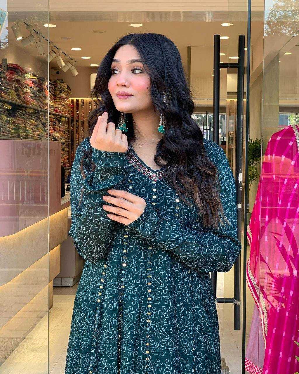 Ynf Cotton KESH501 masleen Gowns Wholesale Printed Gowns Fancy Gowns Embroidery Gowns Manufacturer