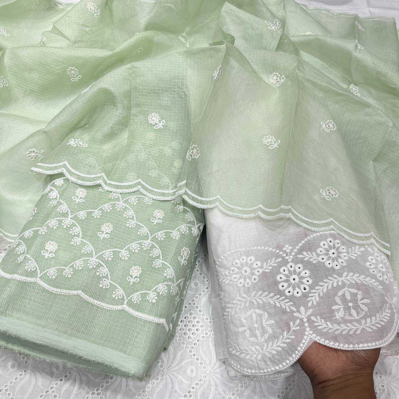 Ynf Cotton KESH513 462 Suits & Dresses Wholesale Embroidery Suits Cotton Suits Palazzo Suit Manufacturer