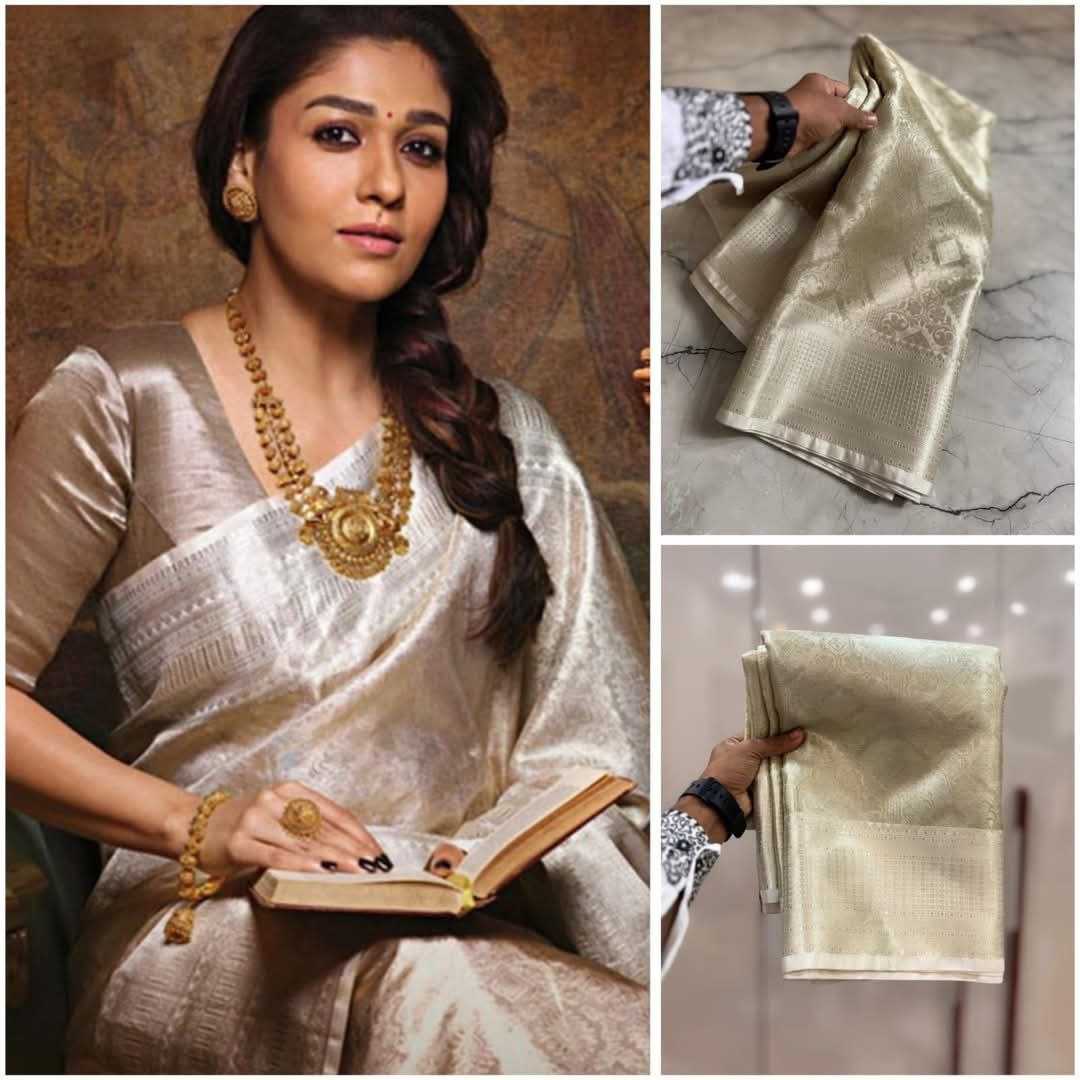 Ynf Cotton KESH525 NAYANTHARA SILVER Sarees Bollywood Collections Wholesale Designer Sarees Nayanthara Manufacturer