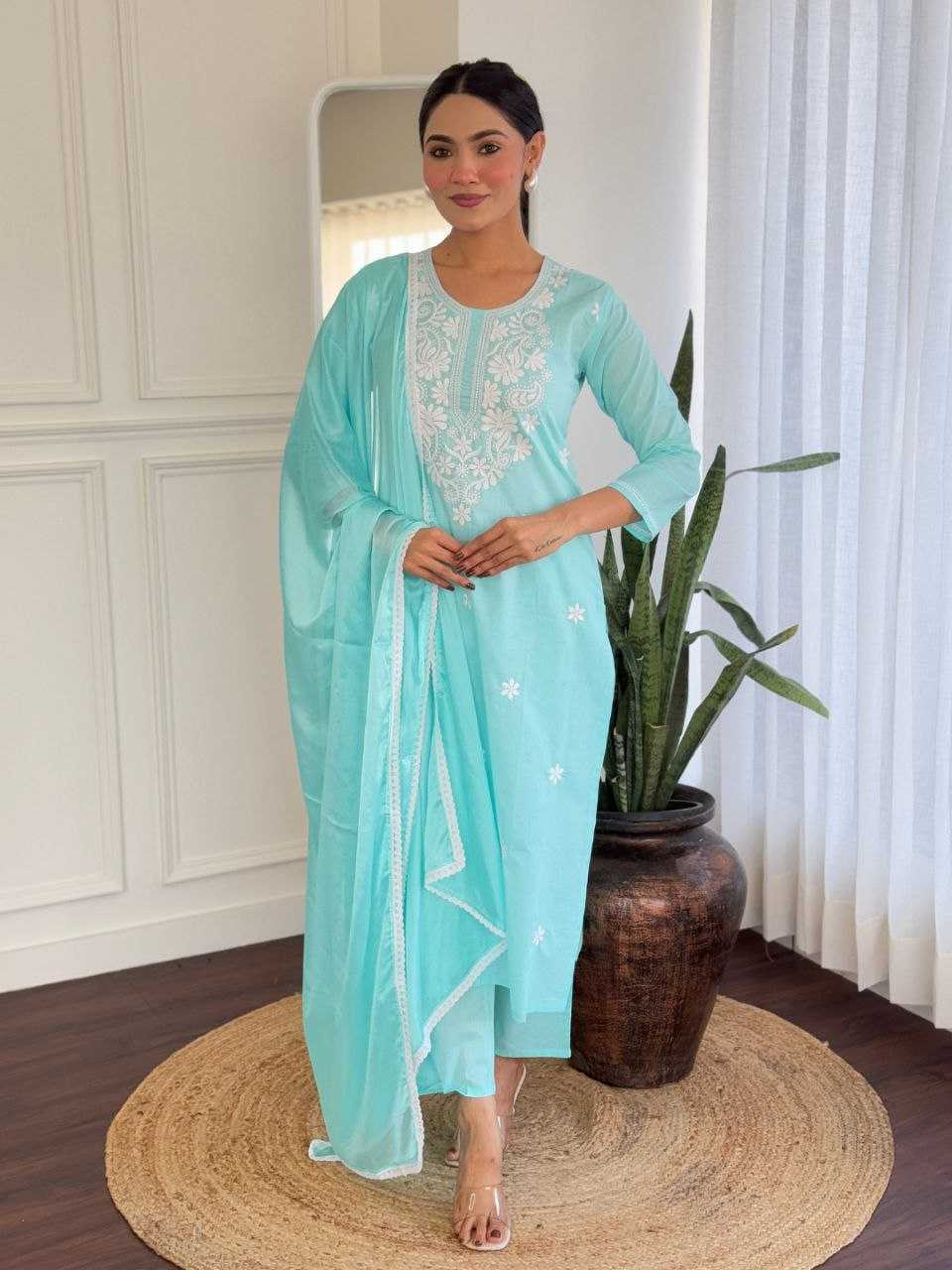 Ynf Cotton KESH529 101 Suits & Dresses Wholesale Embroidery Suits Cotton Suits Party wear suits Manufacturer