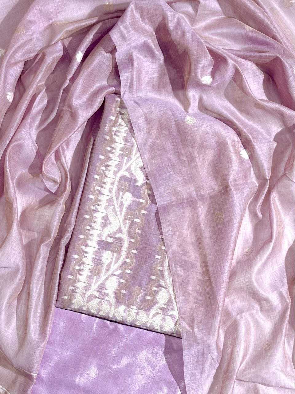 Ynf Cotton KESH532 MUGA COTTON SUIT 4010 Suits & Dresses Wholesale Unstitched Suits Cotton Suits Semi Stitched Suits Manufacturer