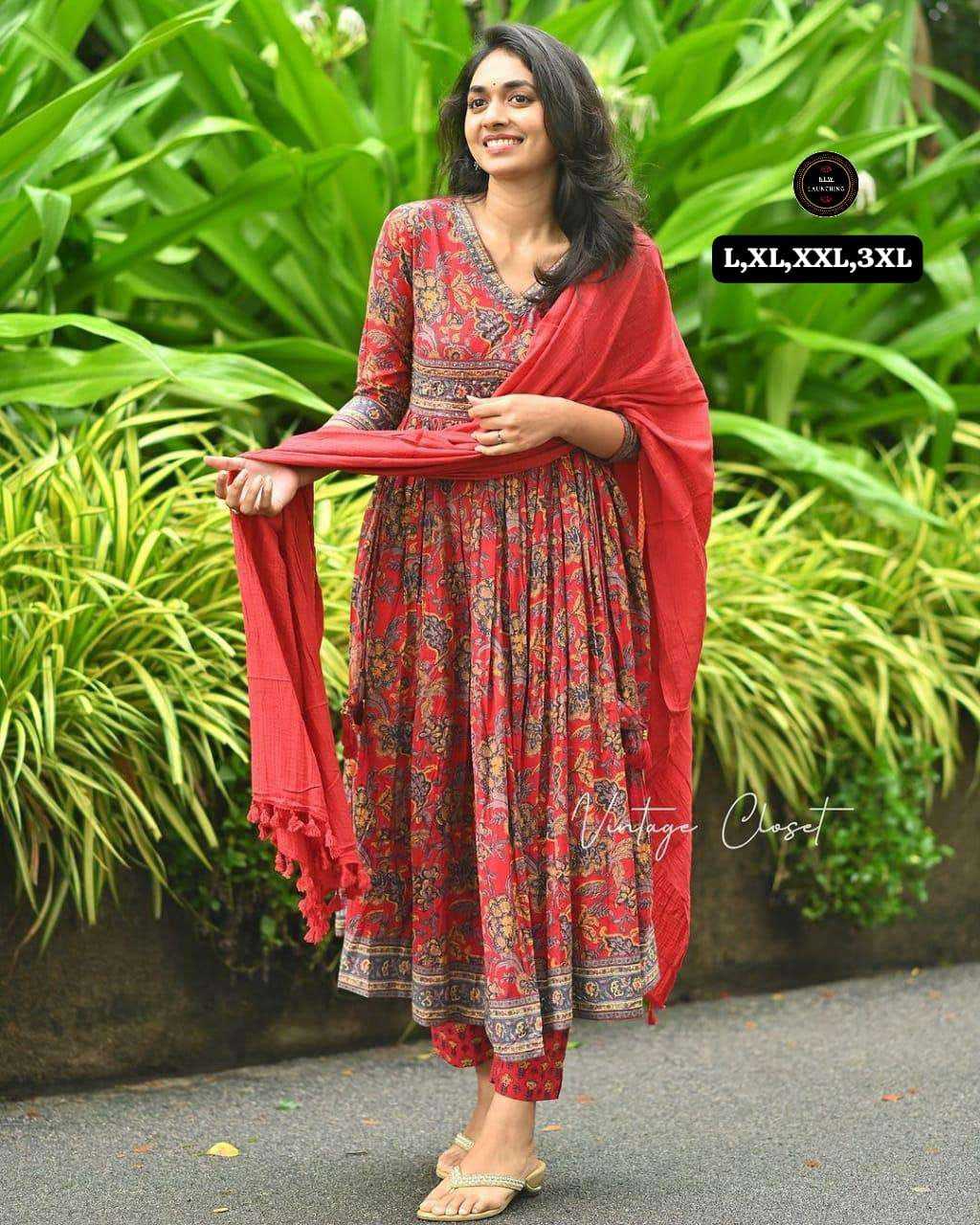 Ynf Cotton KESH536 MIX Gowns Wholesale Printed Gowns Fancy Gowns Anarkali Gown Manufacturer