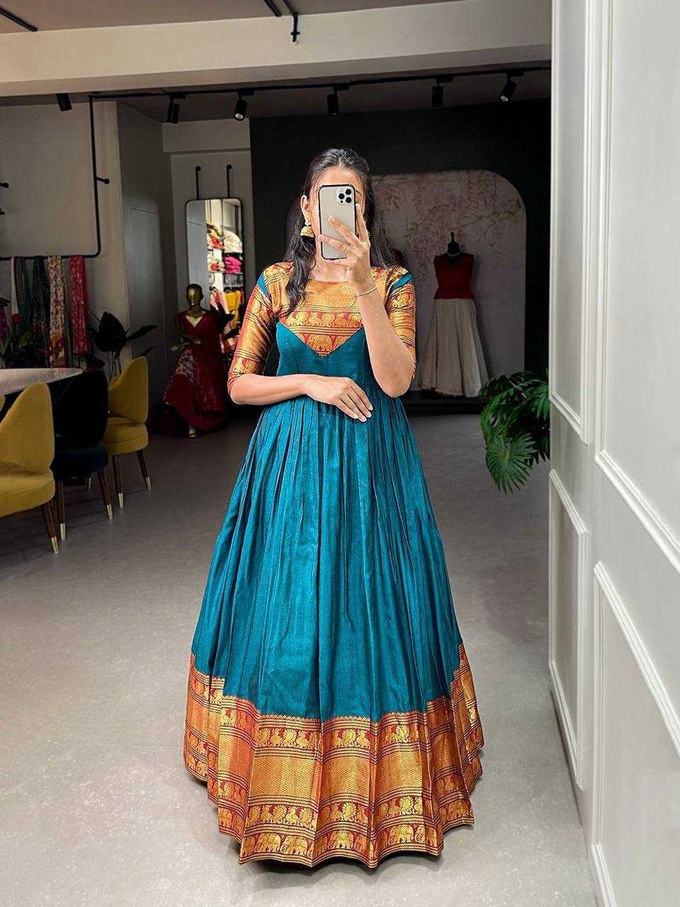 Ynf Cotton KESH544 217 Gowns Wholesale Fancy Gowns Anarkali Gown Long Gowns Manufacturer