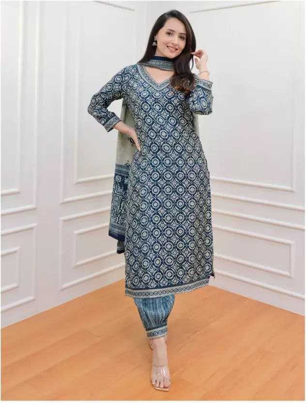 Ynf Cotton KESH552 27 Suits & Dresses Wholesale Ladies Suits Printed Suits Palazzo Suit Manufacturer