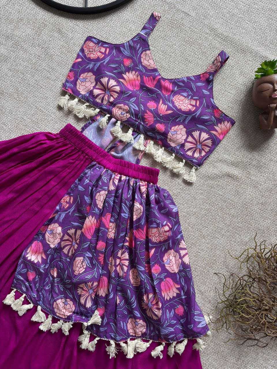 Ynf Cotton RIN107 ALLOVER Kids Wear Wholesale Kids Lehenga Kids Lehenga Choli Baby Girl Lehenga Manufacturer