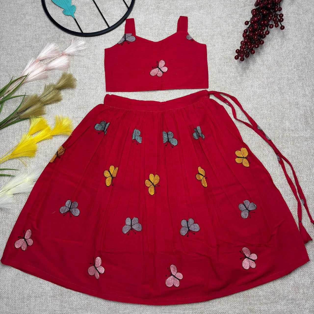 Ynf Cotton RIN107 CHAMP Kids Wear Wholesale Kids Lehenga Kids Lehenga Choli Baby Girl Lehenga Manufacturer