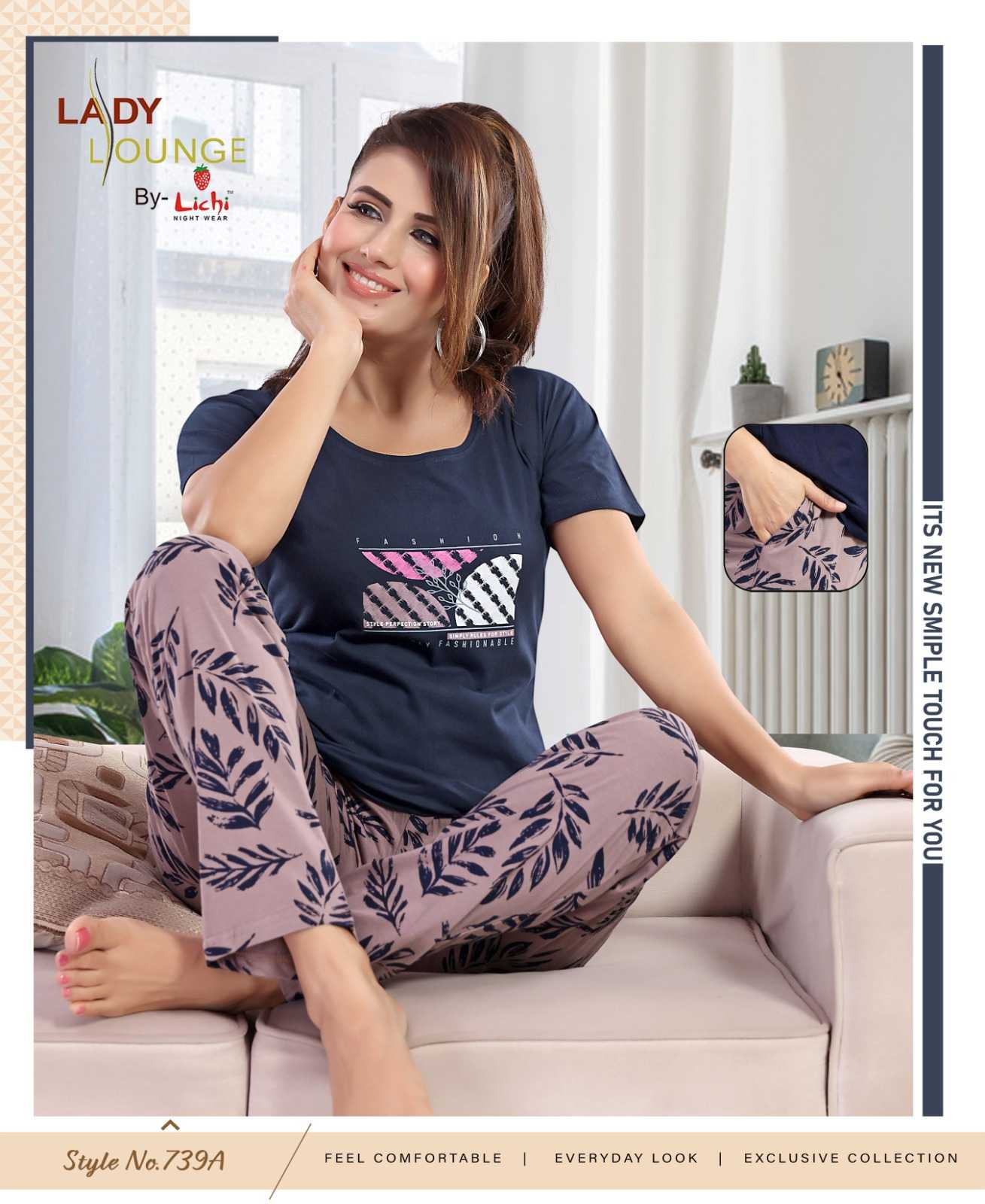 Ynf Cotton RIN190 Hojiyari Setwise Collections Wholesale Night Wear Catalogs Manufacturer
