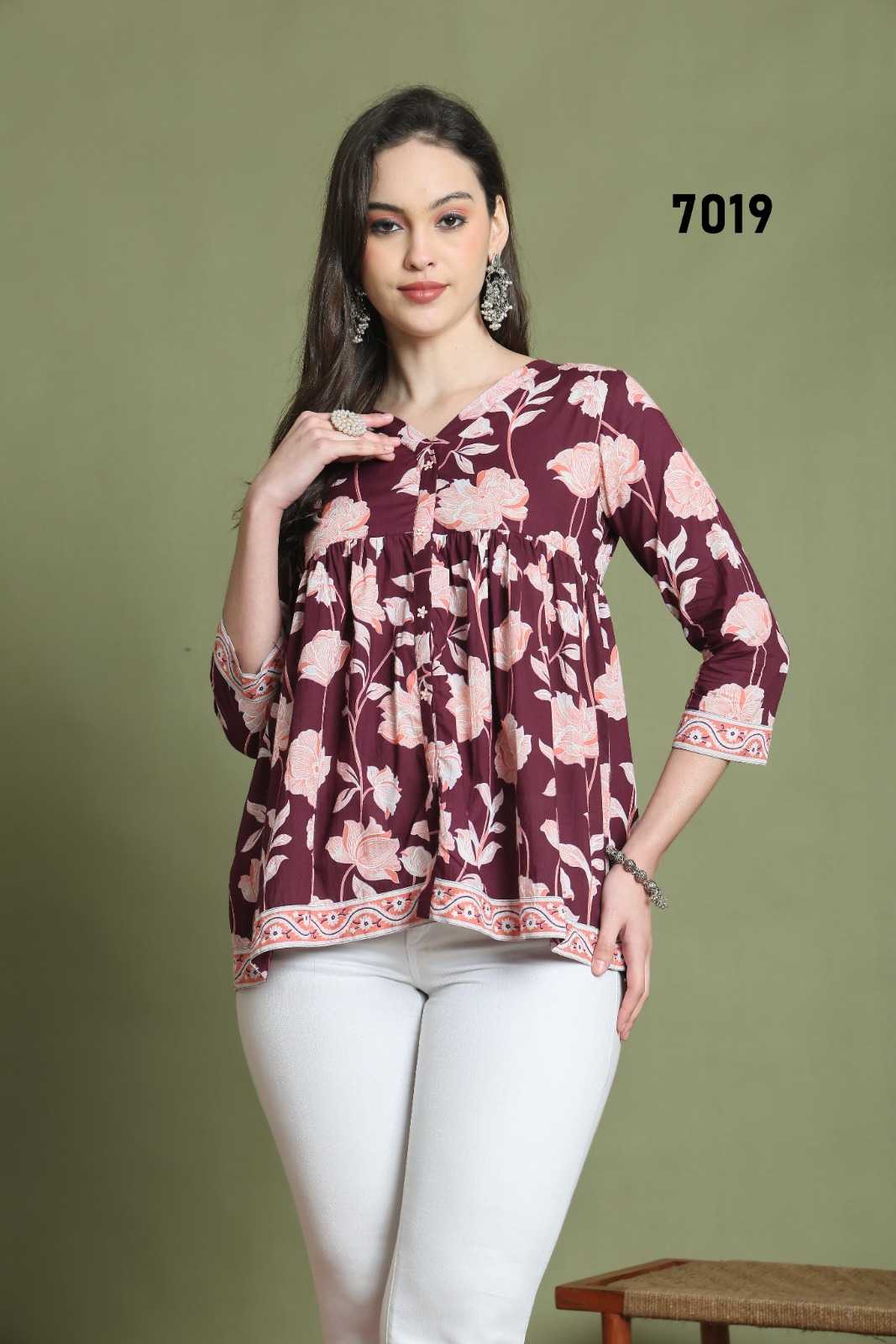 Ynf Cotton RIN190 Rajnandini Setwise Collections Wholesale Kurtis Catalogs Manufacturer
