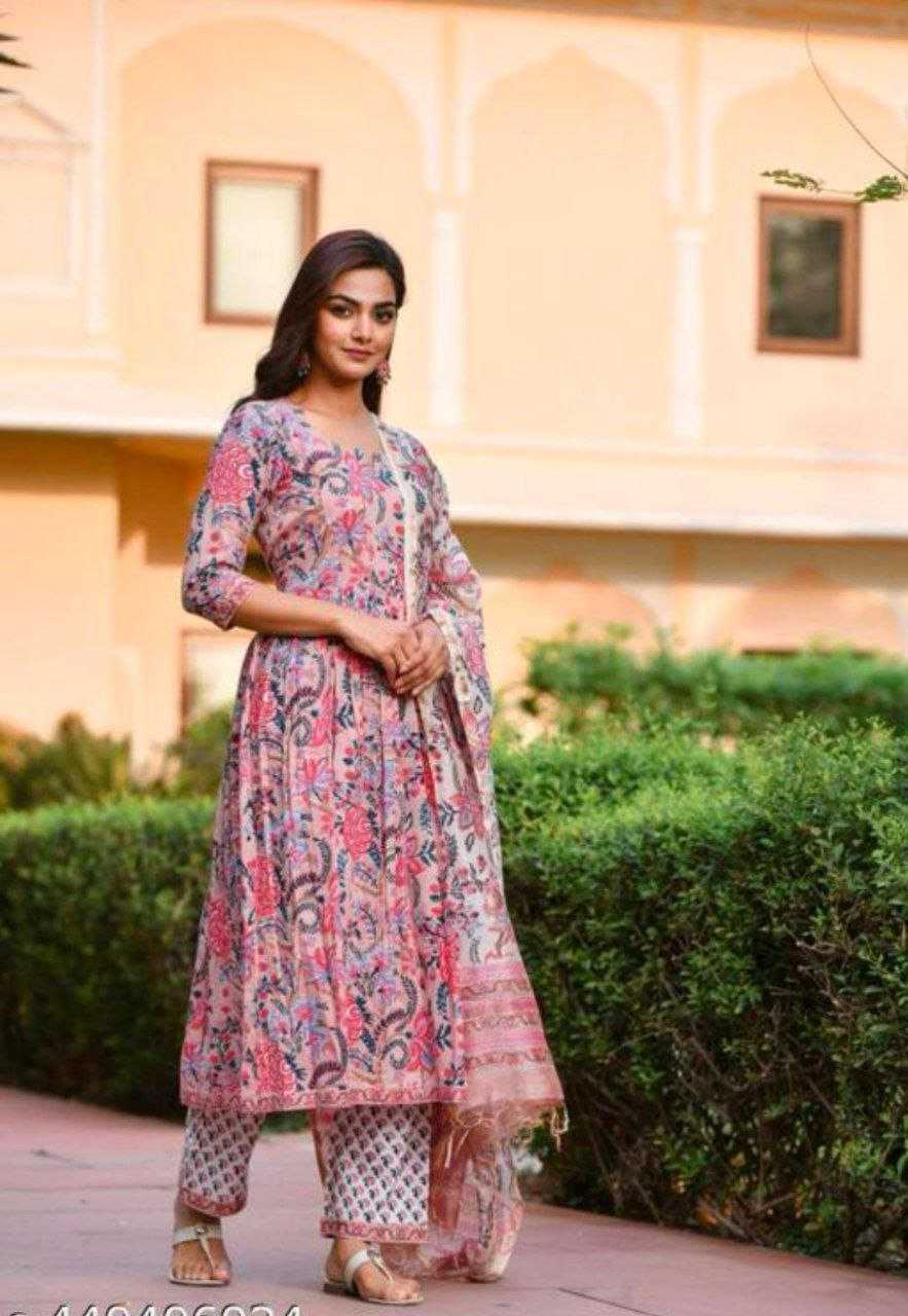 Ynf Cotton RIN193 BLEND Suits & Dresses Wholesale Ladies Suits Printed Suits Cotton Suits Manufacturer