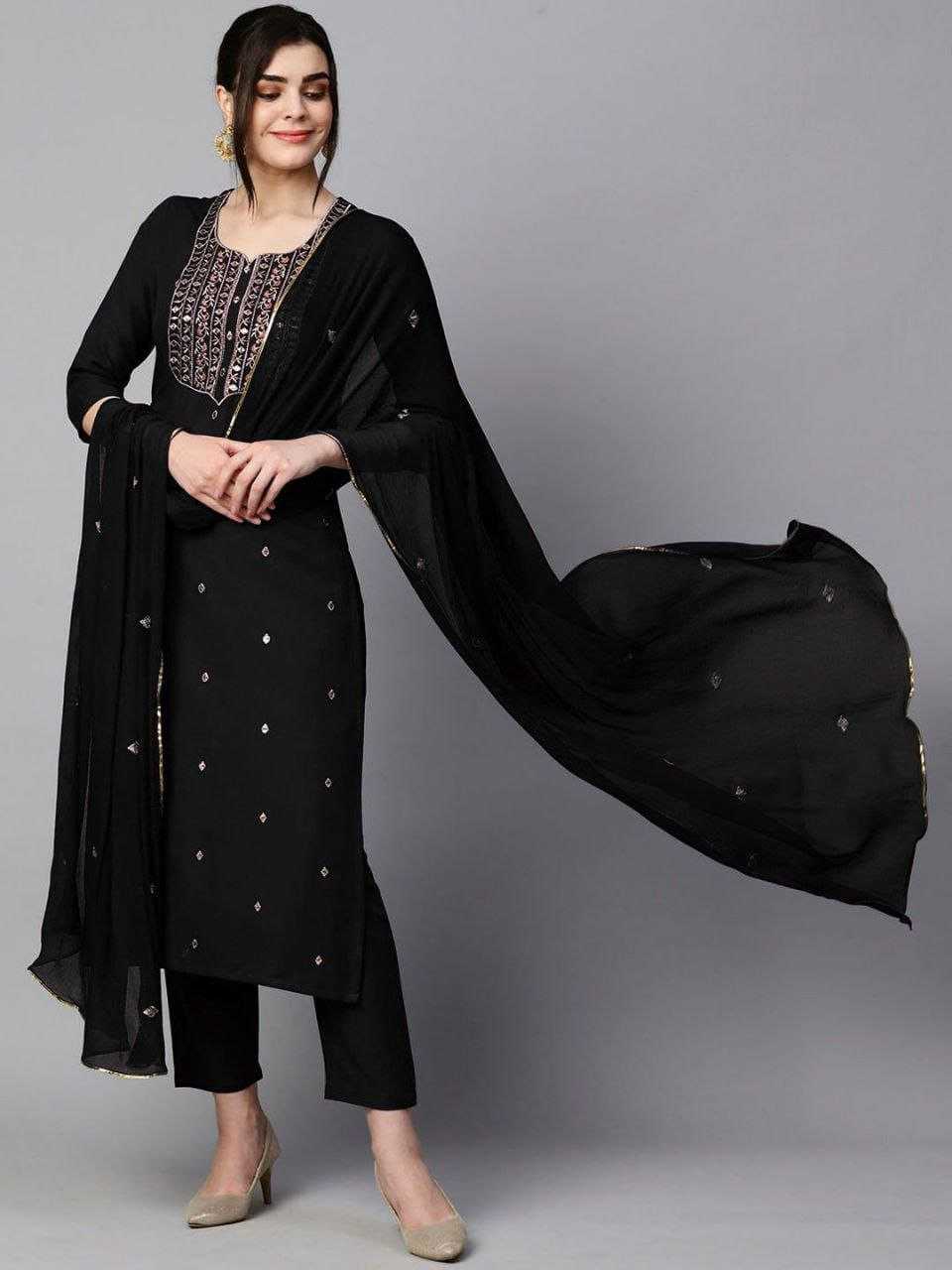 Ynf Cotton RIN193 GIRLS Suits & Dresses Wholesale Embroidery Suits Cotton Suits Ladies Salwar Suits Manufacturer