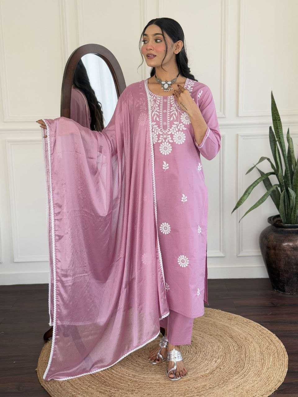 Ynf Cotton RIN217 333 Suits & Dresses Festive Collections Wholesale Cotton Suits Party wear suits Embroidered Suits Manufacturer