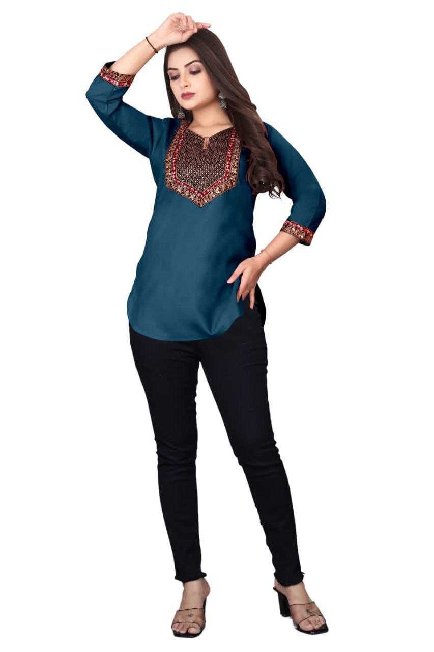 Ynf Cotton RIN220 MAJESTIC Kurti Plus Size Collections Wholesale Short Kurtis Fancy Kurti Manufacturer