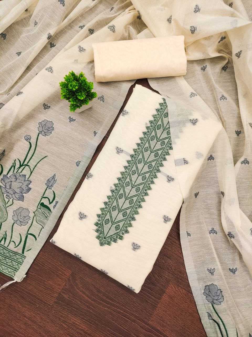 Ynf Cotton RIN221 AHALYA VOL 12 Suits & Dresses Wholesale Ladies Suits Unstitched Suits Embroidery Suits Manufacturer